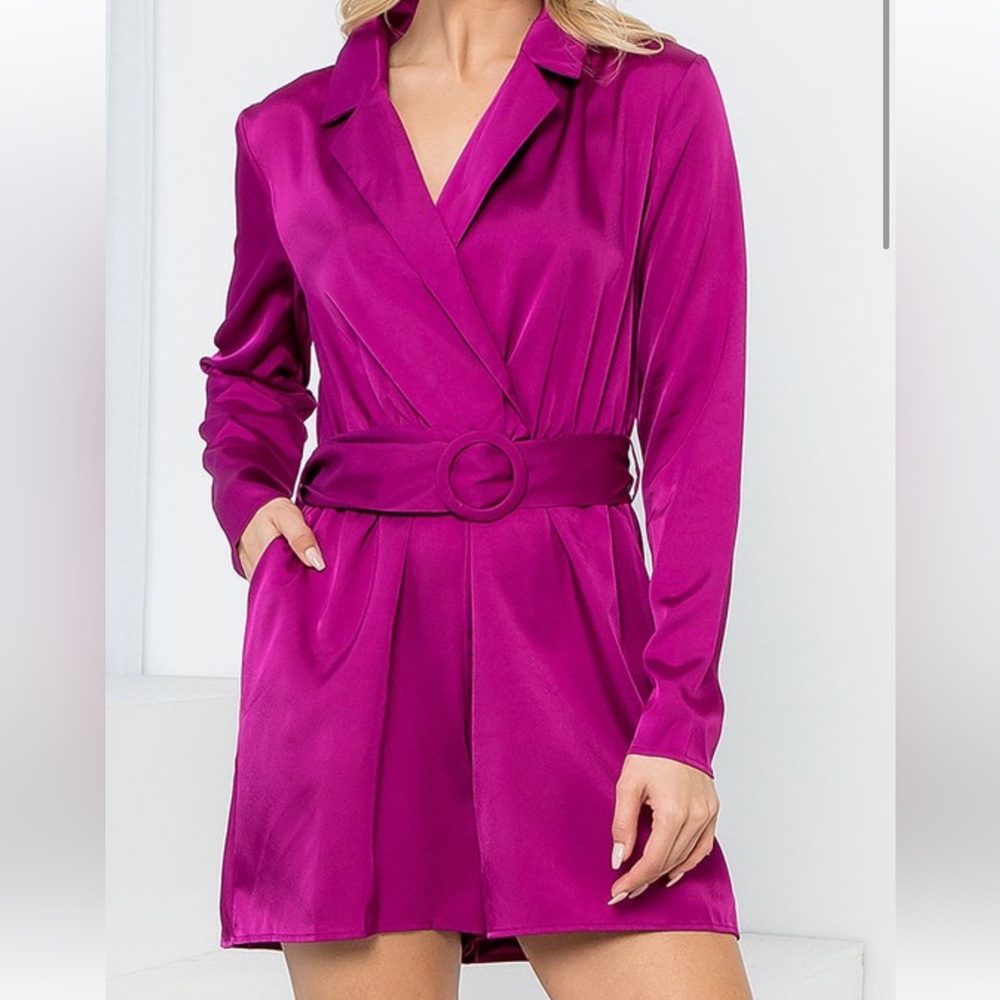 Magenta Romper